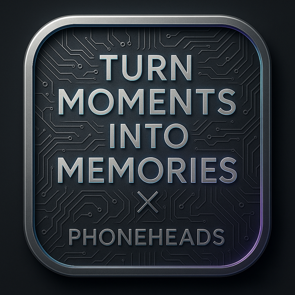 TURN MOMENTS INTO MEMORIES