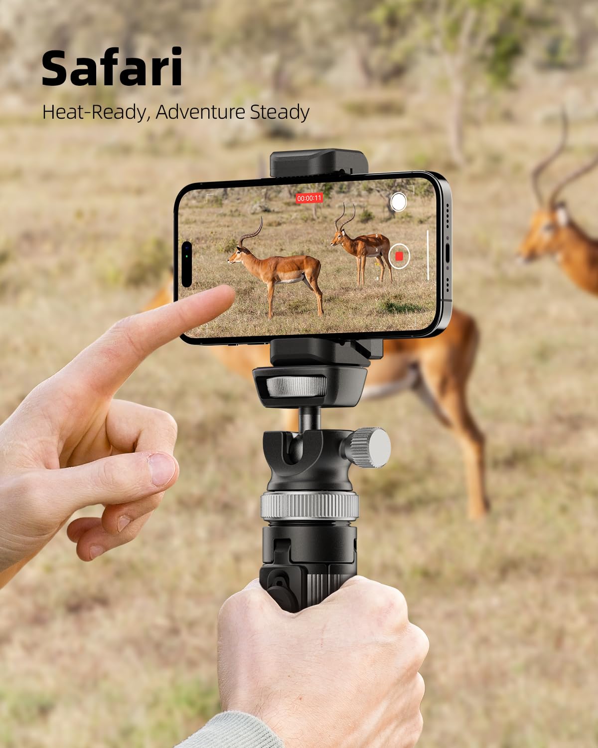 EUCOS 62" Phone Tripod, Tripod for iPhone & Selfie Stick Tripod with Remote, Extendable Phone Tripod Stand & Travel Tripod, Solidest Cell Phone Tripod Compatible with iPhone/Android
