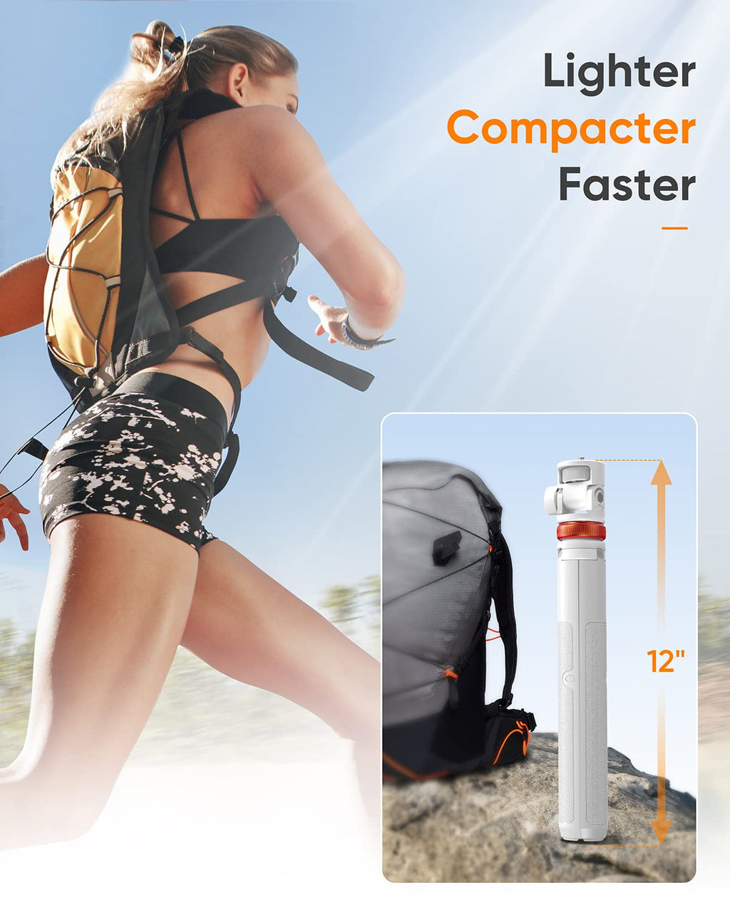 EUCOS 62" Phone Tripod, Tripod for iPhone & Selfie Stick Tripod with Remote, Extendable Phone Tripod Stand & Travel Tripod, Solidest Cell Phone Tripod Compatible with iPhone/Android